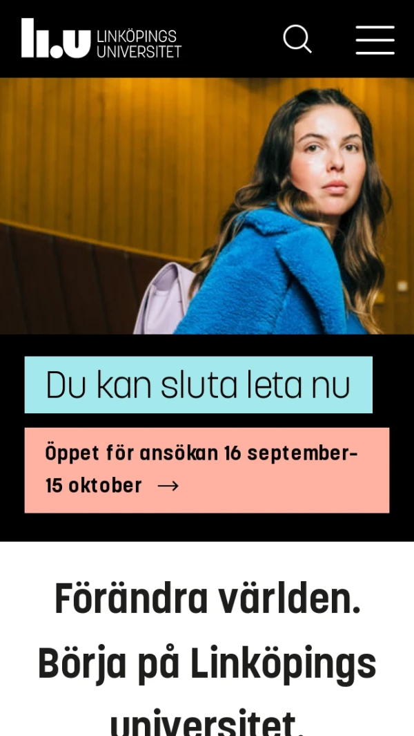 Linköpings universitet Silktide Index