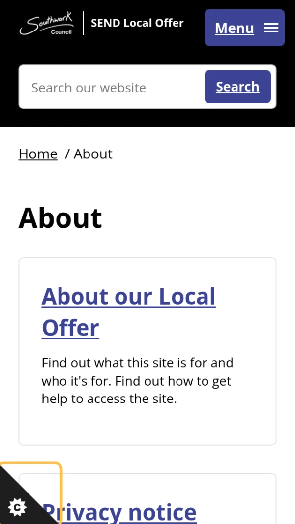 Mobile screenshot